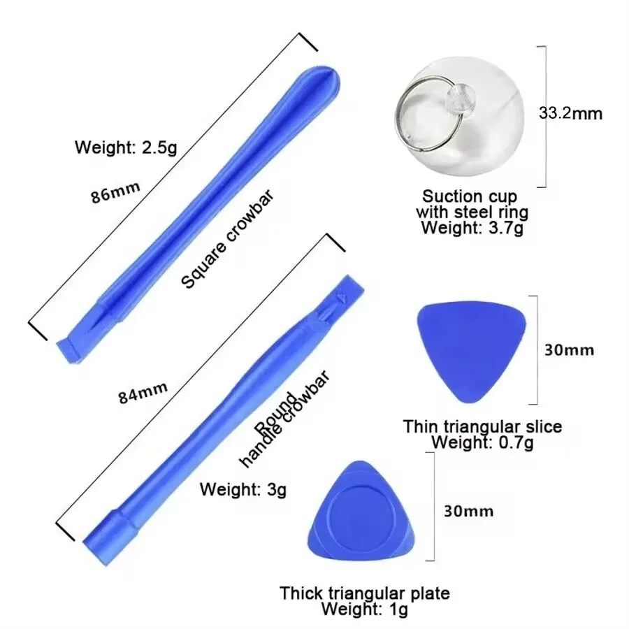 21 in 1 Mobile Phone Repair Tools Kit For Apple Android Samsung Set Screwdriver Combination Skid Multi Function Disassembly Kit