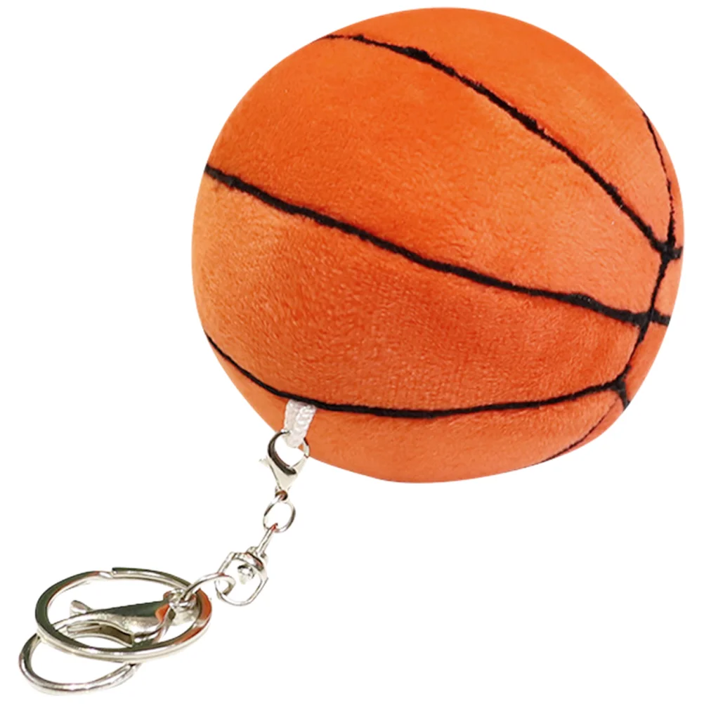 

Basketball Keychain Gifts Party Favors for Kids Bag Pendant Plush Keychains Women Sports Ring Girls Backpack Rings