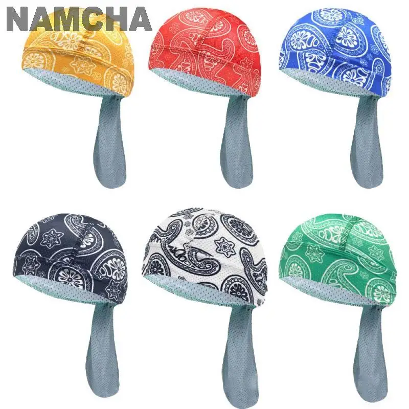 

Outdoor Riding Running Bandana Pirate Hat Handkerchief Printed Quick Dry Breathable Sun Protection Head Cover Turban Headwear