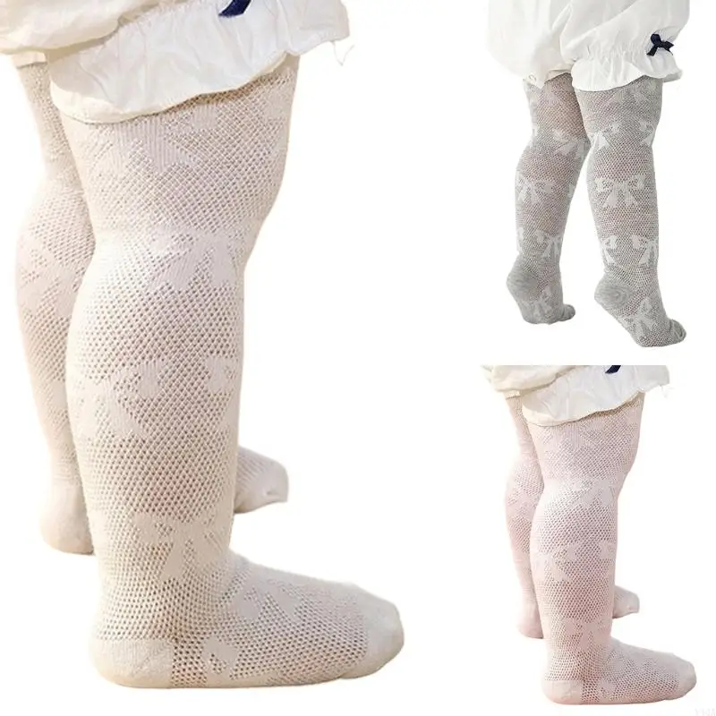 

Y4QA Girls Leggings with Bowknot Pattern Soft Comfortable Children's Long Stockings