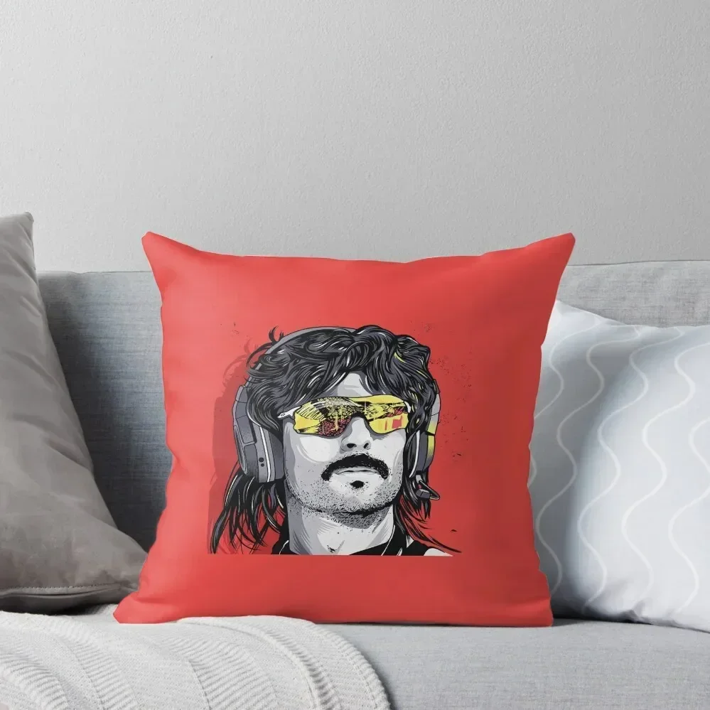 

Dr disrespect Portrait Throw Pillow Pillowcases Bed Cushions pillow pillowcase pillow