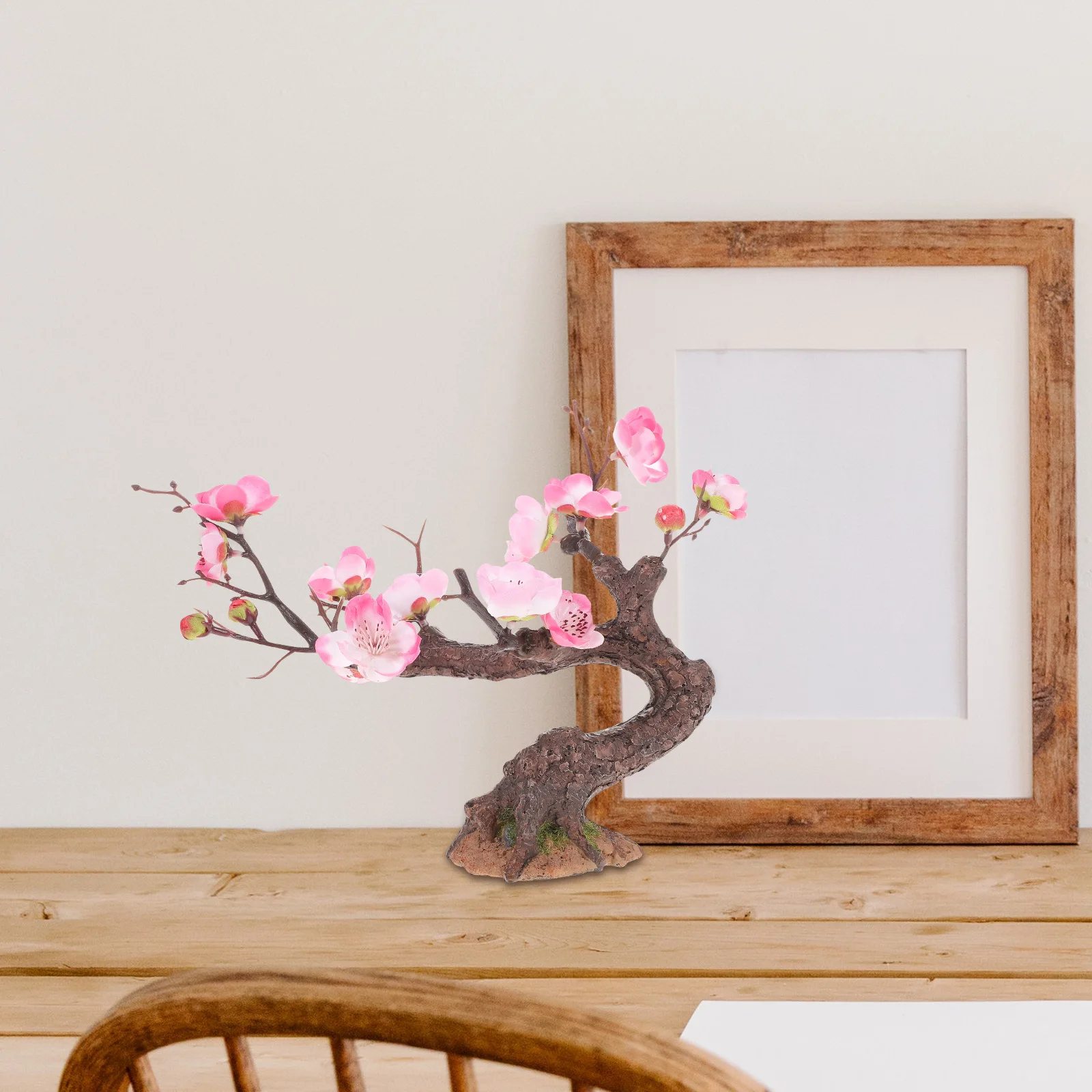 

Plum Decor Artificial IndoorPlastic Tree Christmas Ornaments False Tree Model Sashimi Bonsai No Maintenance