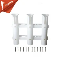 Boat Plastic Fishing Rod Rack Holder Portable Lightweight Spinning Durable Pole Tube Mount Bracket Socket Rack Accessories