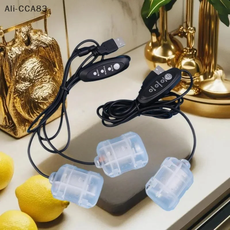 Motor Pijat USB 5V 3 Kecepatan DC Tahan Lama & Kebisingan Rendah, Pemijat Bergetar Kepala Ganda/Tunggal untuk Bantal/Bantalan/Pinggang