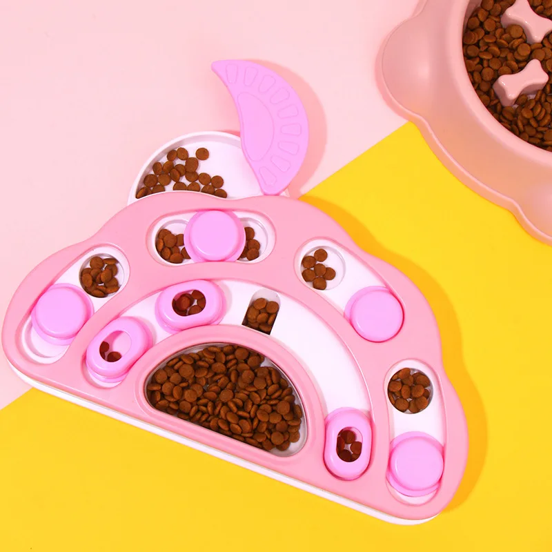

Best Seller Interactive Slow Dispensing Dog Puzzle Toys Durable Interactive Pet Training Games Bowl for Cats and Dogs