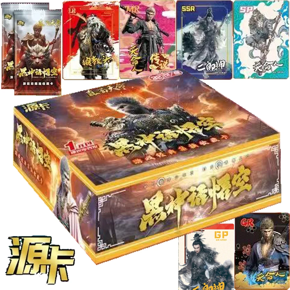 Original Black Myth Wukong Card For Child Single Player Magical Exploration Monkey Sun Limited Game Collection Card Table Toys