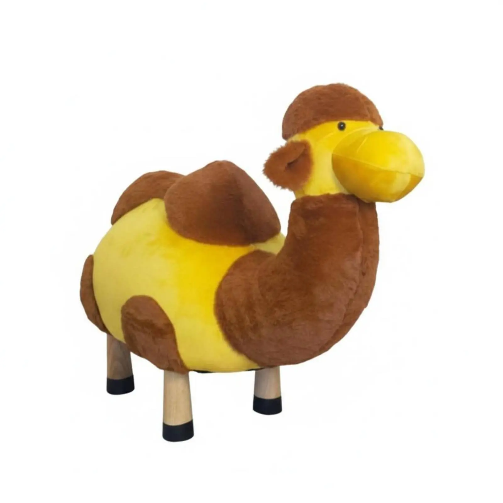 Camel Stool creature Shape Cushioned Accent Seat Nordic design playful Design for Families, Homeowners, Living Room - view 5