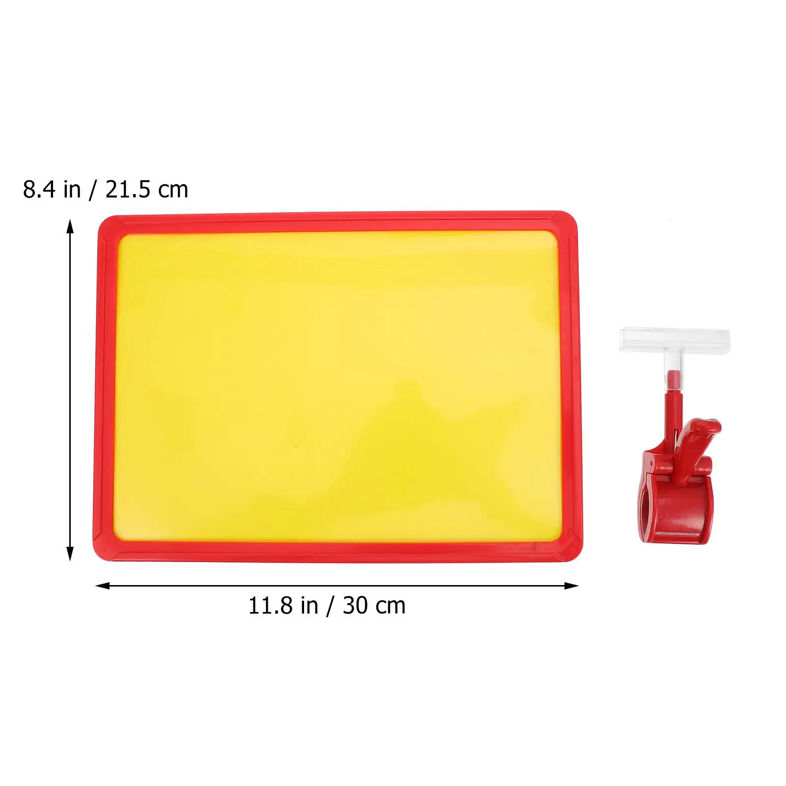A4 Clip Small Blackboard Holder Red Clips Label ABS Material Price Tag Board Reusable Practical Display