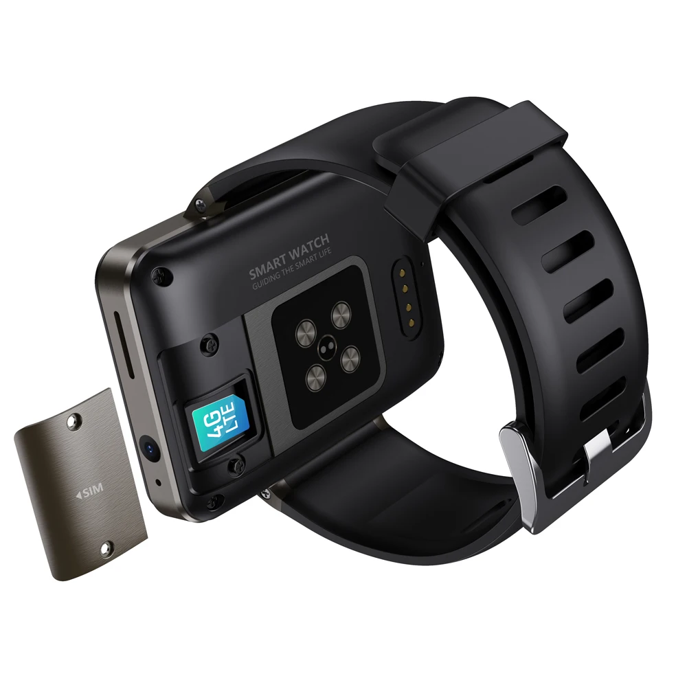 مصنع DM101 Smartwatch كاميرات مزدوجة شاشة كبيرة خريطة Google Play WhatsApp GPS YouTube 3G WCDMA LTE 4G Android ساعة ذكية