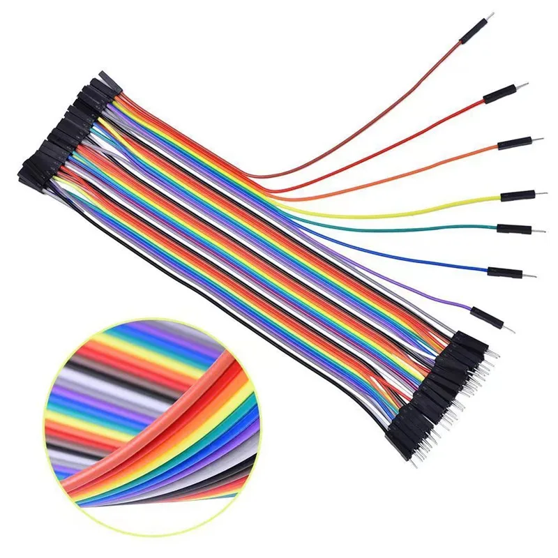 10CM 20/30/50/100CM 40Pin Dupont Line Male To Male/Male To Female/Female To Female Jumper Wire Dupont Cable For Arduino DIY KIT