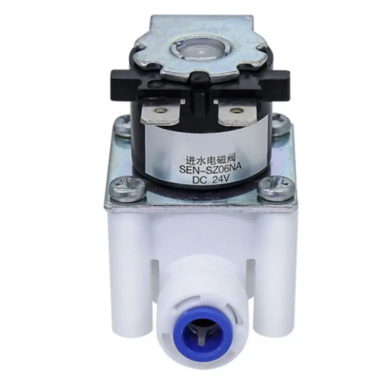 A38T-Reverse Osmosis System 24V Inlet Solenoid Valve 2-Point Quick Connect For Pure Water Machines, For Water Purifiers
