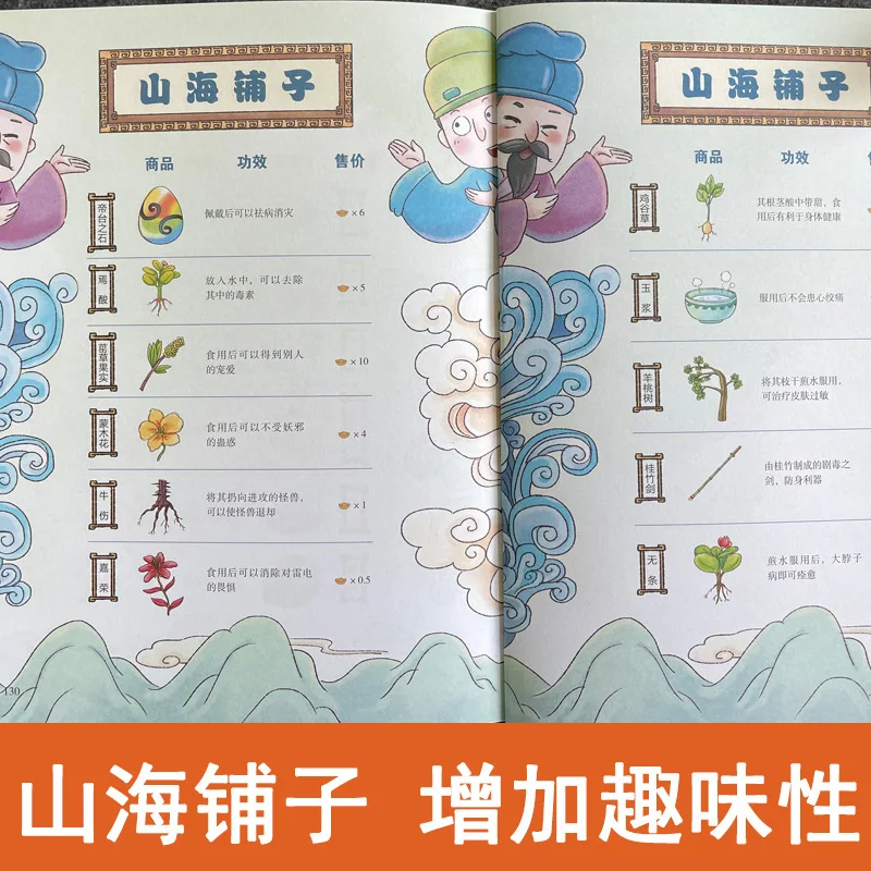 This Is The Shan Hai Jing, Folk Mythology Stories That Children Love To Read. Extracurricular Books, Classics of Chinese Studies
