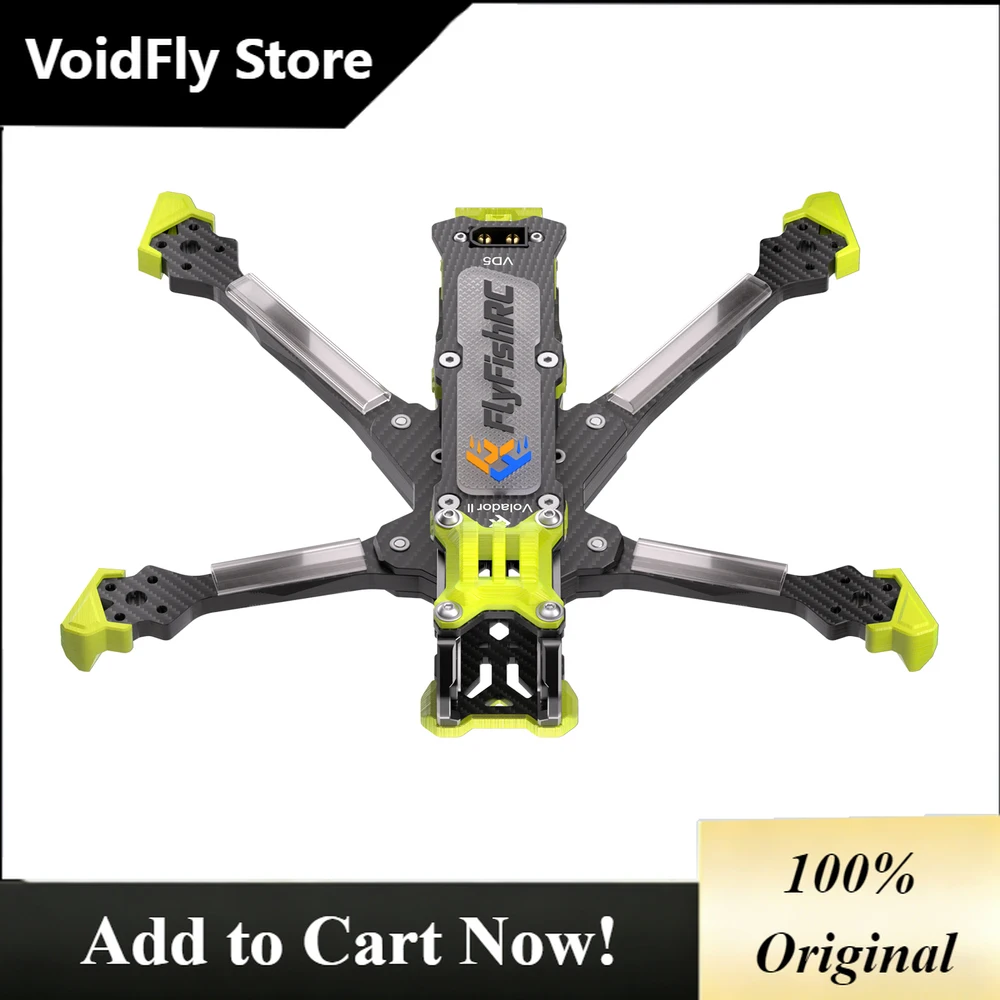 VoidFlyVolador II VD5 Deadcat Cinema Rig - Jello-Free O3/O4 Air Unit, 6MM Armored Arms, 20x20/30.5x30.5 Mounts,FPV Drone Fra