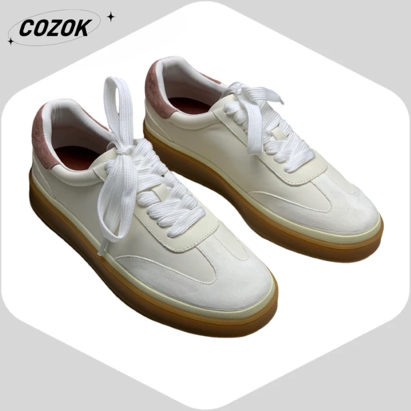 25 New Retro Style Advanced Genuine Leather Warm Casual Luxury Sports Board Shoes Trendy Best-Selling Beautiful Niche