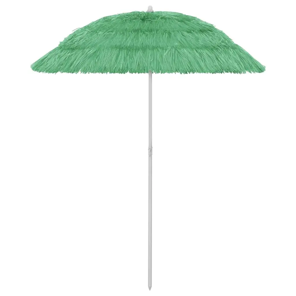 180 cm Green Hawaii Beach Umbrella - Stylish Sunshade for Outdoor Fun