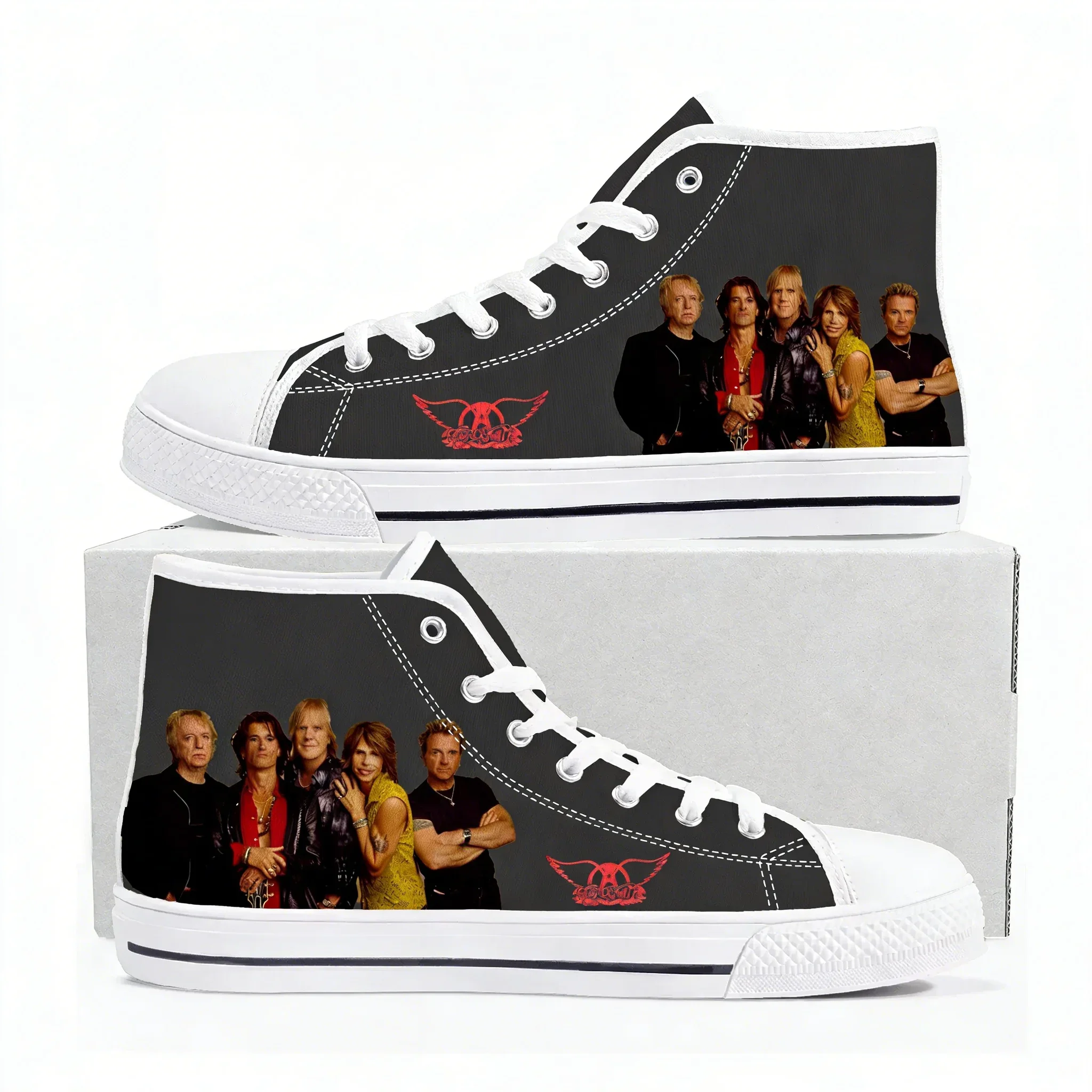 

Кроссовки High Top High Quality Sneakers из серии «Сумерки» для мужчин, женщин и подростков, повседневные модные кеды с узорами, обувь на заказ