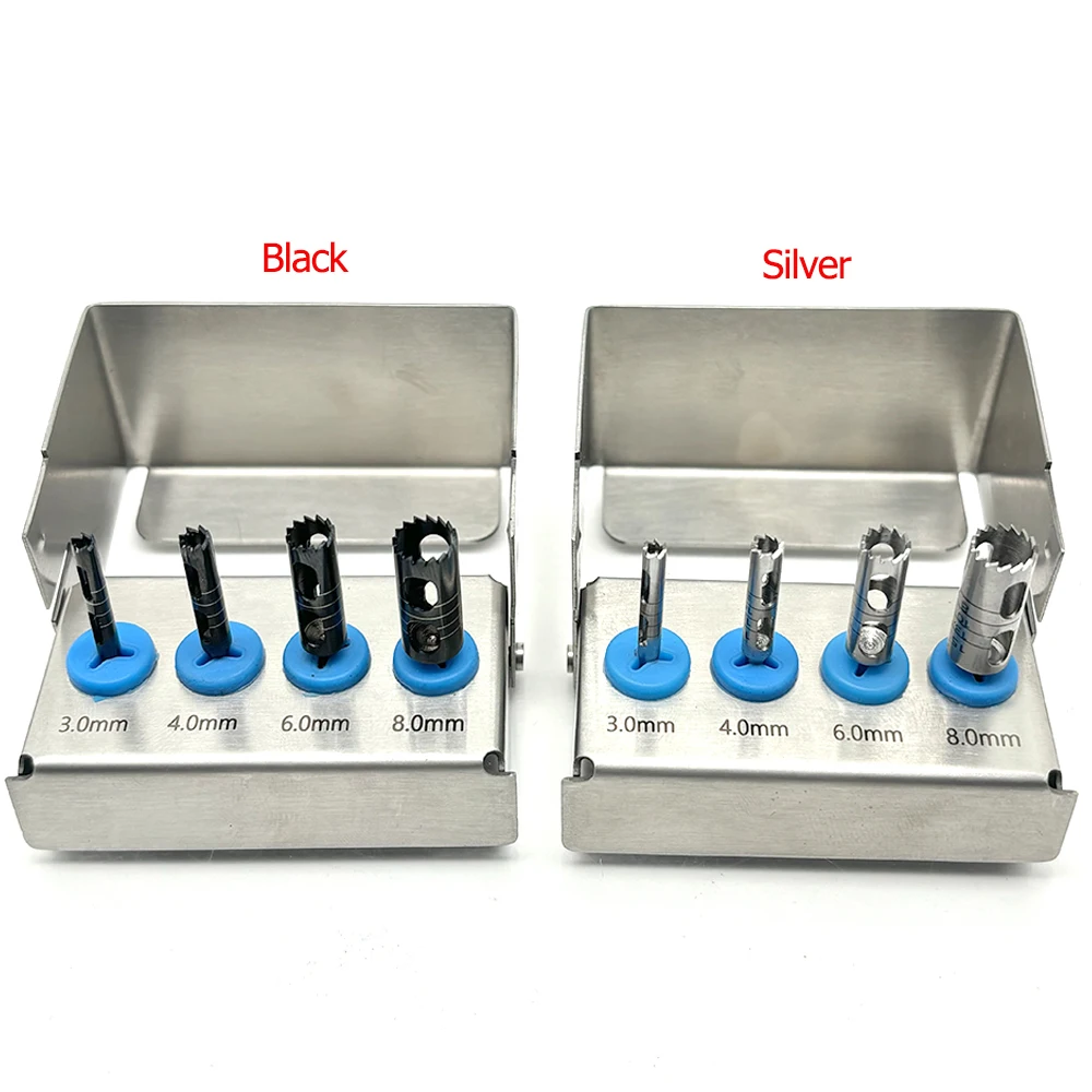 치과 임플란트 트레파인 버, 골절 제거 및 절단용 긴 수술용 드릴 기구, 저속 핸드피스와 호환 가능