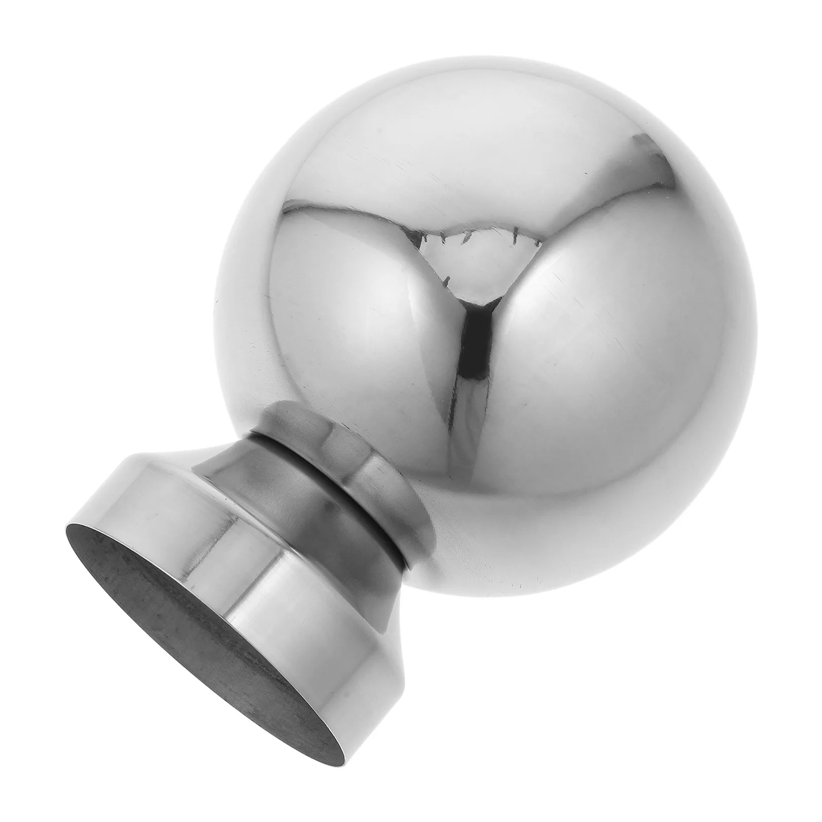 

Stainless Steel Decorative Ball Fence Finials Hollow Design Durable Lightweight Installation Cap Ornamental Topper