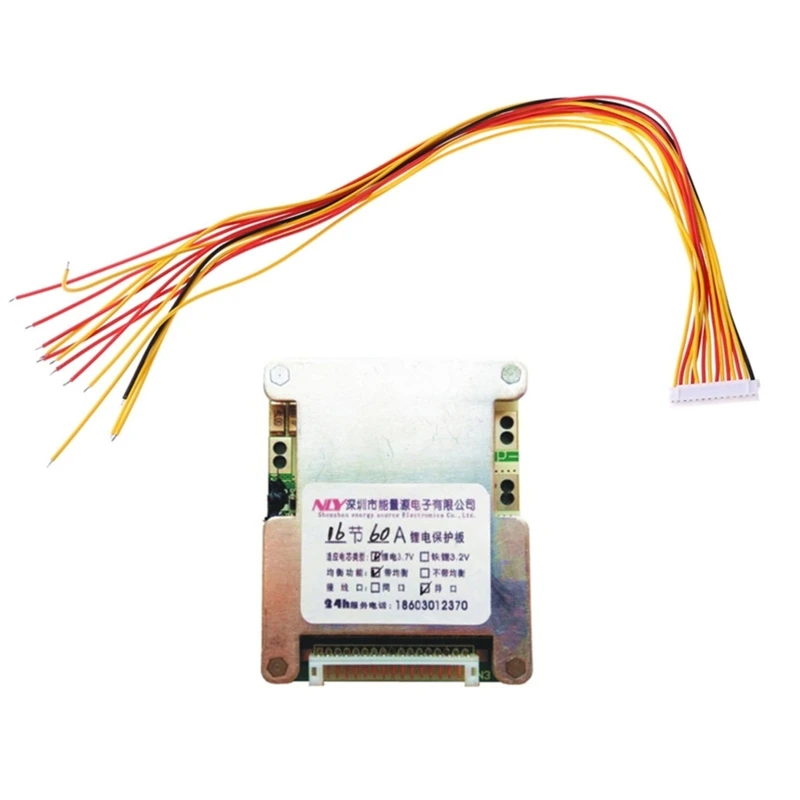 

for Protection Board with Balancing 16S 60V 60A PCB Board for Home