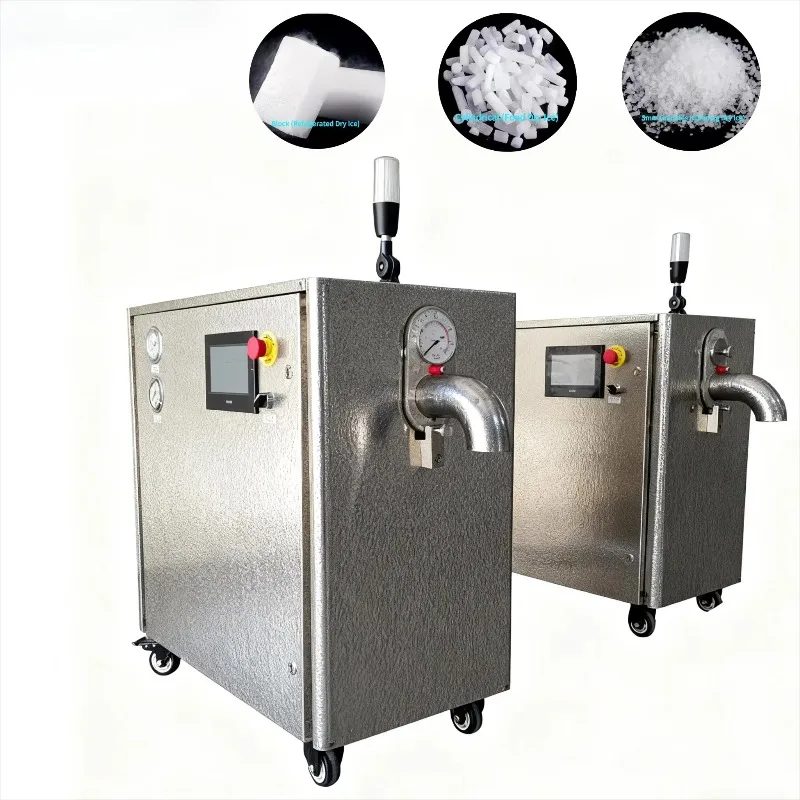 High Output Dry Ice Granule Making Machine Dry Ice Pelleting Machine Dry Ice Generator for Food Delivery Cold Storage Use