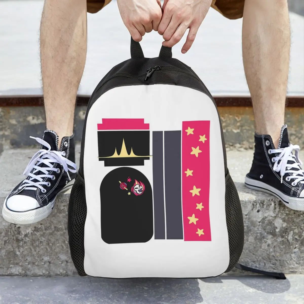 

Рюкзак Helluva Boss-Oктавия, Лидер продаж, рюкзак большой емкости, детская сумка для книг, школьная сумка, сумки на плечо для мужчин и женщин