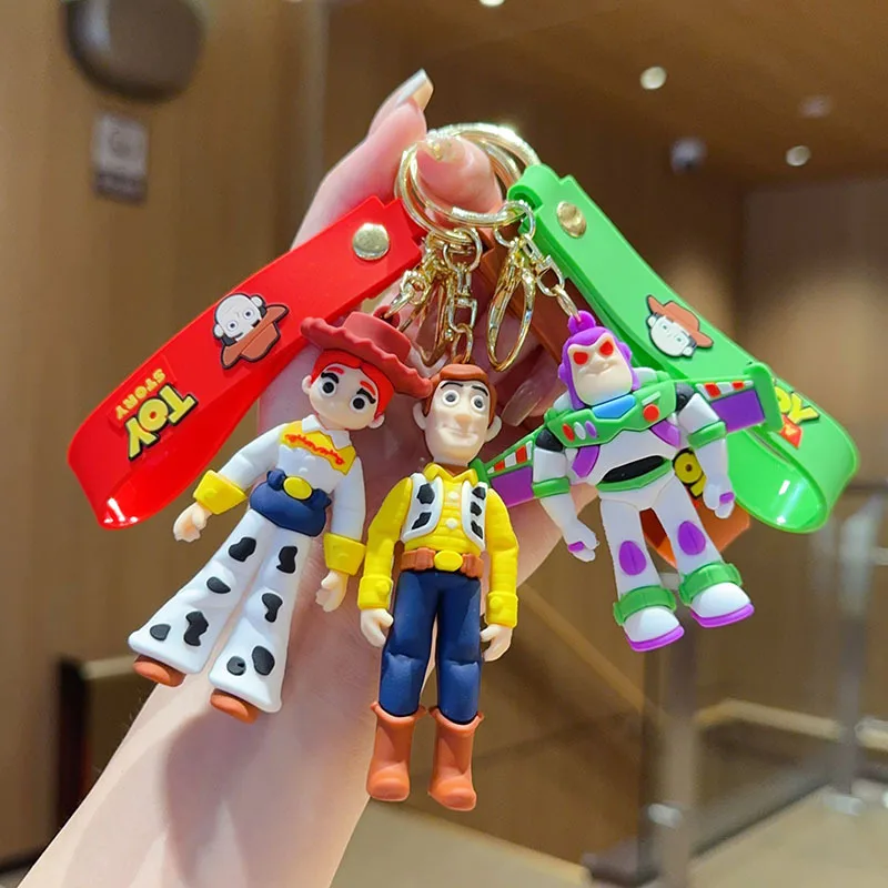 2026 Neu!! Toy Story 5 Figuren-Schlüsselanhänger Lilypad Forky Woody Buzz Jessie Rex Taschenanhänger Party Geburtstag Weihnachtsgeschenk für Kinder – Detail 2