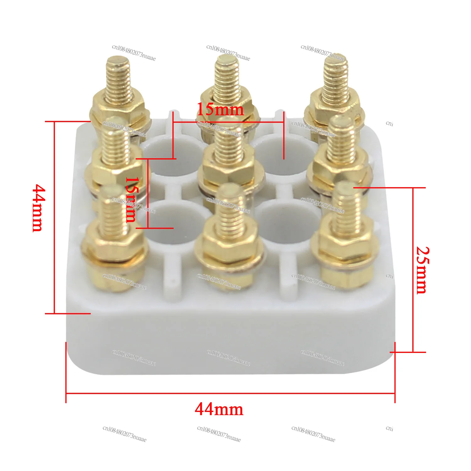 M5 M6 M8 three phase electric motor connecting terminal plate  screw barrier terminal block strip connector Motor terminal block