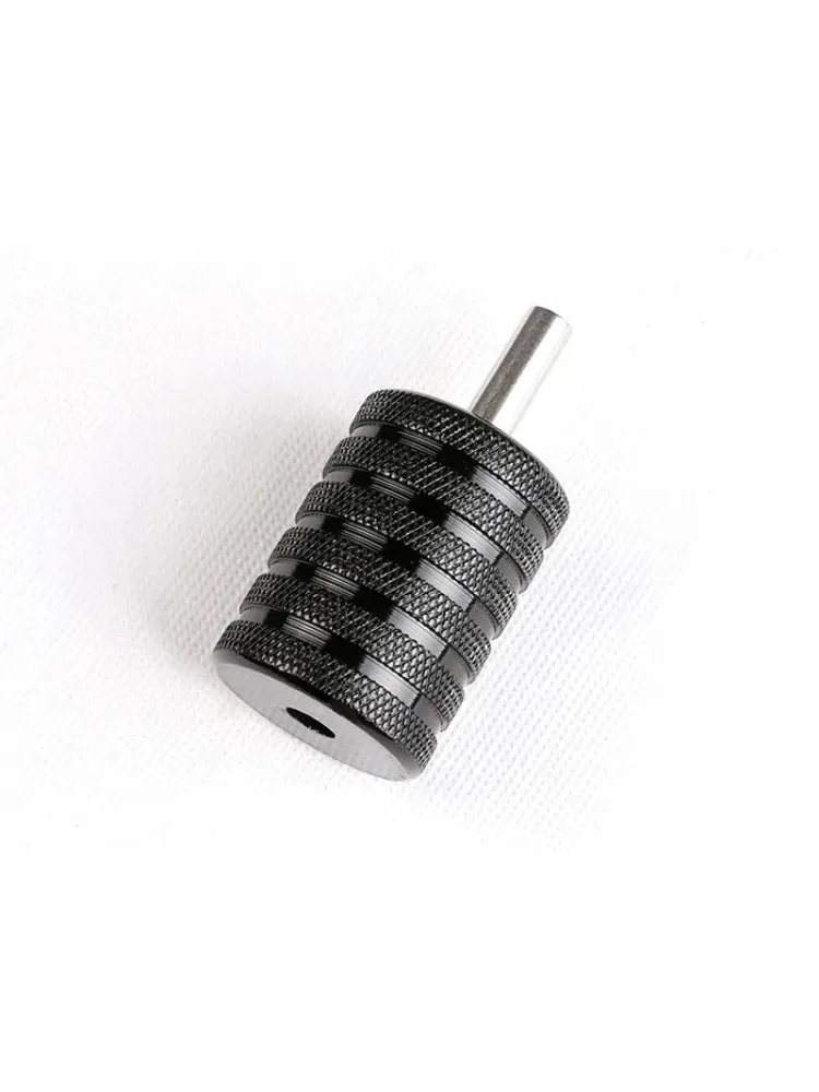 Poignées de tatouage en alliage d'aluminium, 1 pièce, tubes ronds de 30mm, en nylon noir, fournitures d'art corporel arabisées