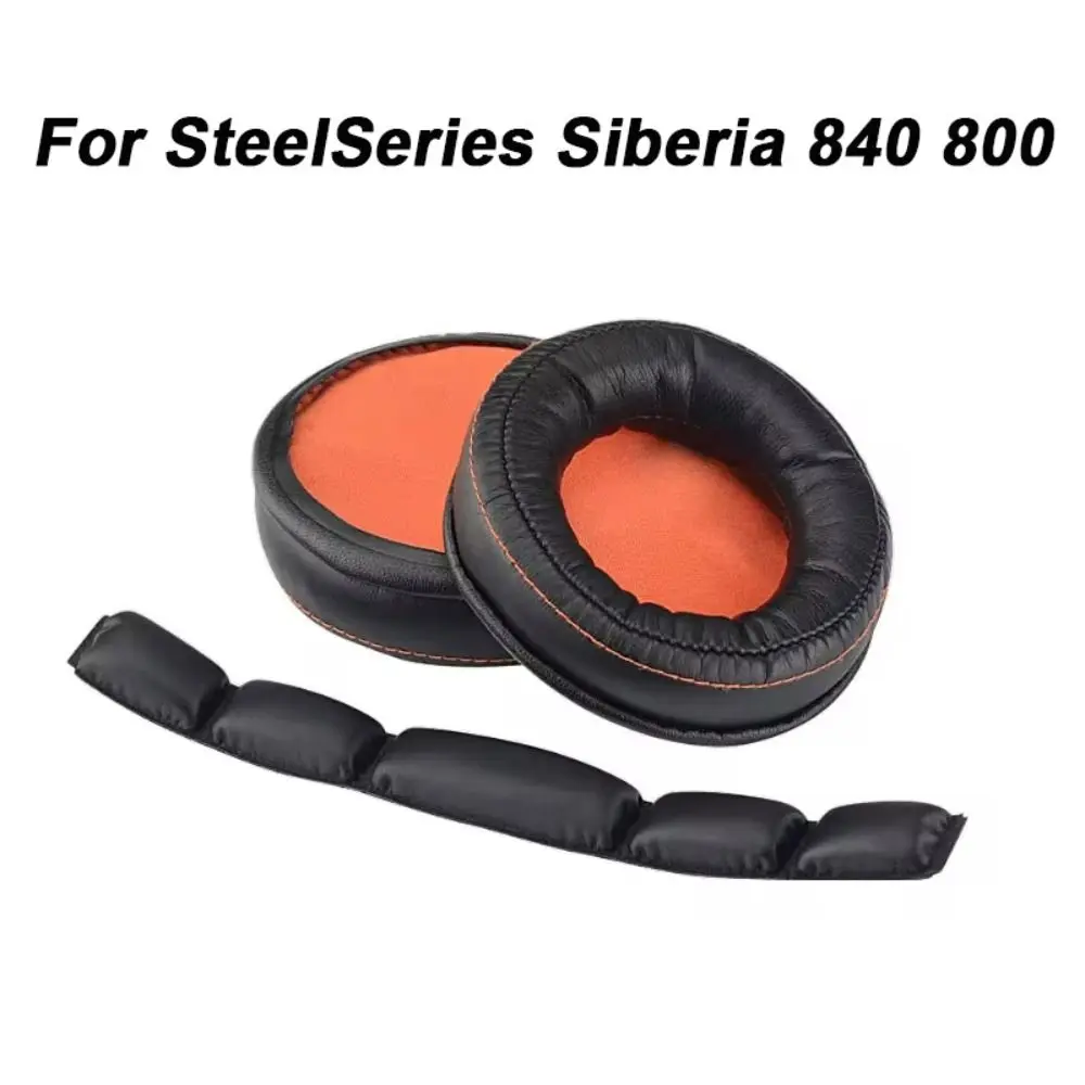 Sponge Replacement Ear Pads Memory Foam Repair Parts Headphone Cushion Headband for SteelSeries Siberia 840 800