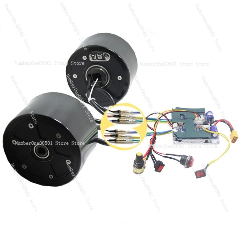 

90 Motor 24/36V DC Brushless Scooter Wheel Hub Speed Regulation Motor Tool Balance Wheel Belt Grinder Drive Machine