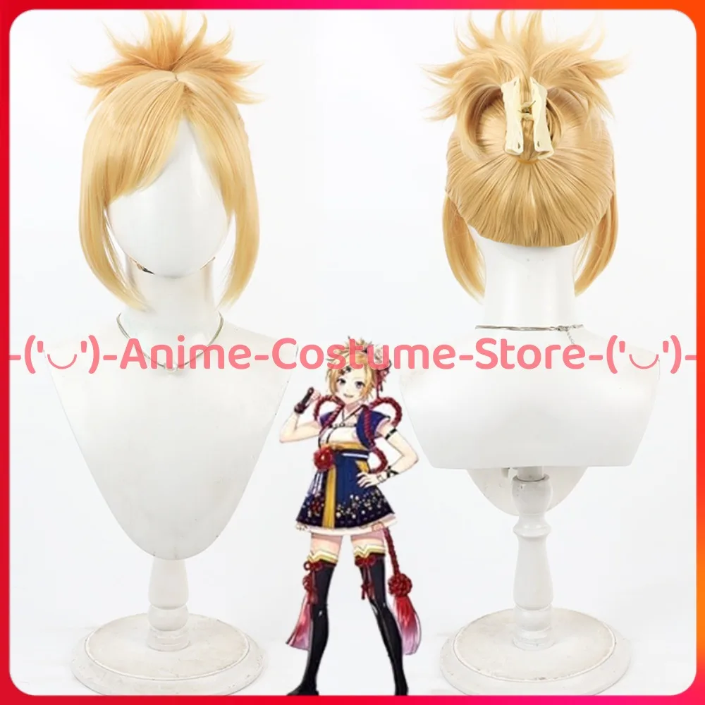 

Парик для косплея Unison League Fukagawa Mayoi, аниме, игровой персонаж, Хэллоуин, карнавальный костюм для вечеринки, парики, термостойкие синтетические волосы