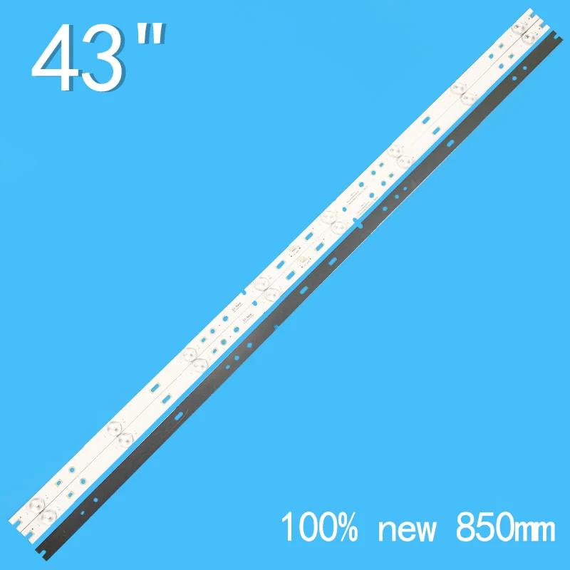 1SET=3PCS LED Backlight Strip Bar 7 Lamp For 43CE210G1 HK43D08-ZC22AG-09 303HK430038 Ptv4317iled Ptv-4317iled POL43F CP430F 43CE