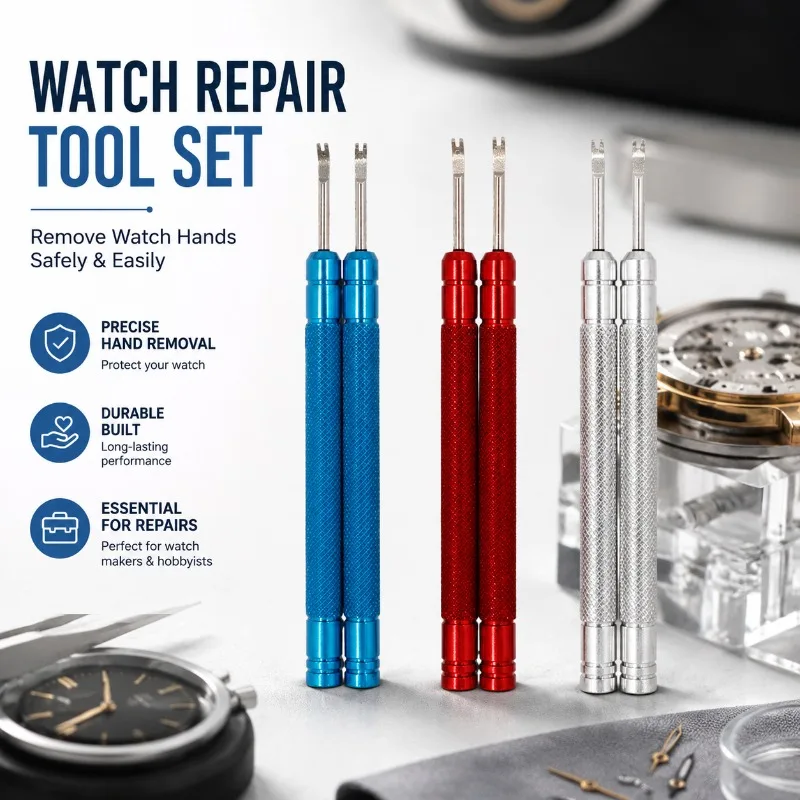 Watch Repair Disassembly Tool Hour Minute Second Hand Remover Needle Lifter Picker Rod Professional Horology Maintenance