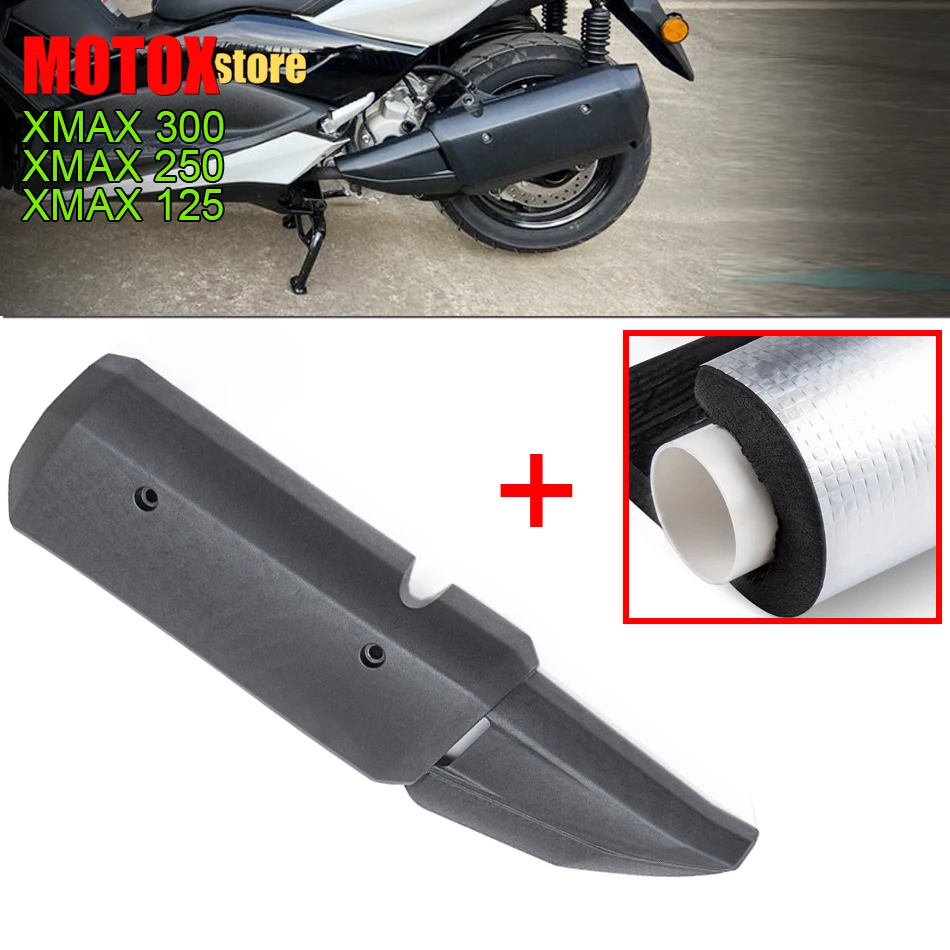 For YAMAHA XMAX125 XMAX250 XMAX300 XMAX 125 250 300 Motorcycle Exhaust Pipe Exhaust Pipe Protector Heat Cover Muffler Cover