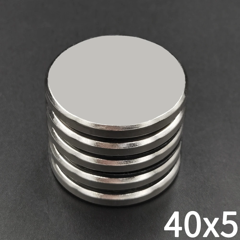 1/3 Stück 40x5 mm Magnet für Kühlschrank 40mm X 5mm Runde Dauermagnet-Scheibe 40x5mm – Detail 7