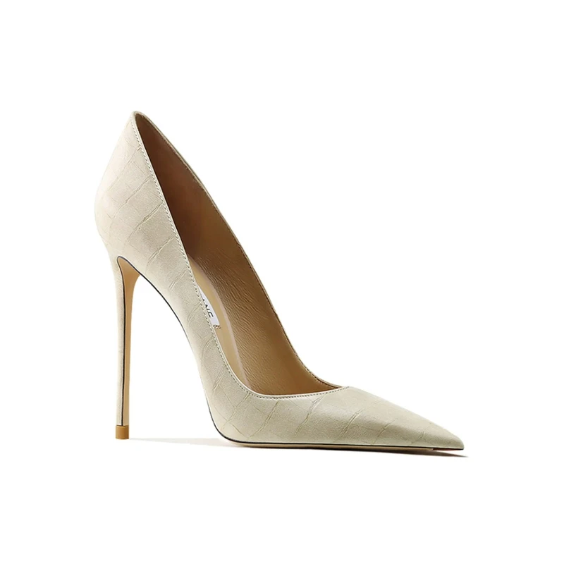 Yuejinlong Sexy Nude Stone Pattern High Heels Pointed Toe Stiletto Pumps Office Professional Elegant Party Dress Shoes 2026