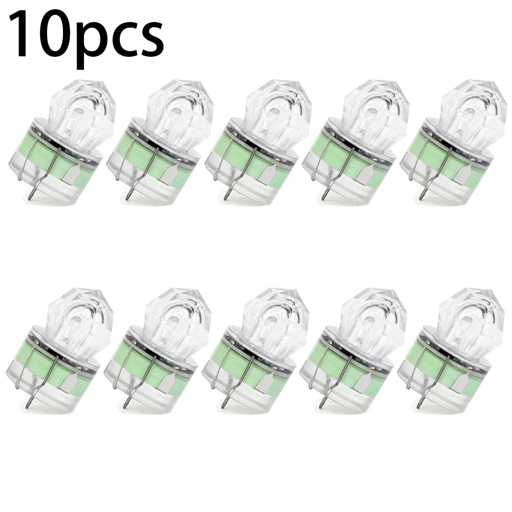 

10 pieces/pack LED deep-sea lure lights, night fishing gathering lights, deep-sea underwater fishing gear