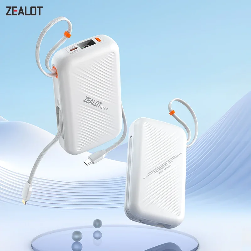 Y2200-Power Bank Portable 20000mAh in With USB C Cable External Spare Battery Pack for iPhone iPad Macbook 22.5W Fast Charger