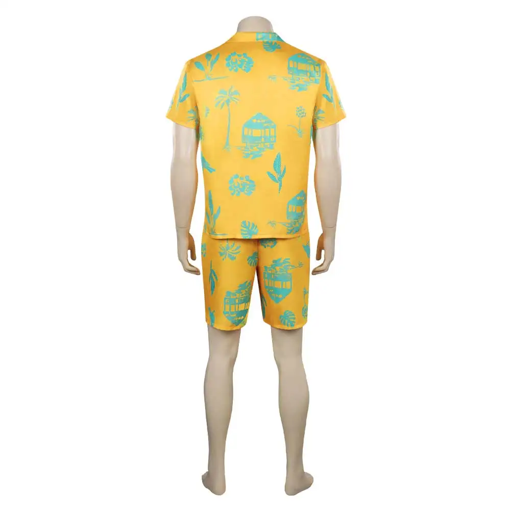 Ken Beachwear Cosplay Costume pour garçons et hommes, chemise d'été, shorts, tenues pour adultes, Halloween, carnaval, déguisement de fête, jeu trempé