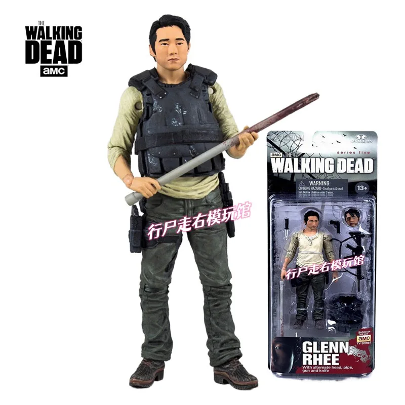 

Original GLENN Walking Dead Movie 5 Inch 1/12 Action Figures Scale Model Collectible Toy Holiday Gift