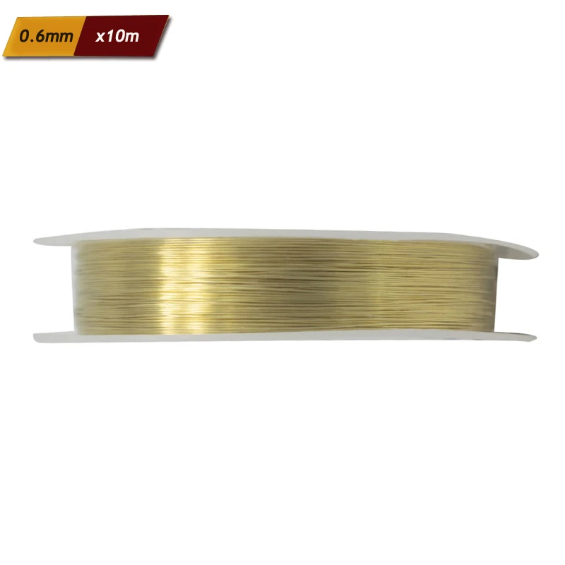 NEUER 1-100m Massiver Messingdraht 0,1mm 0,2mm 0,3mm 0,4mm 0,5mm 0,6mm 0,7mm 0,8mm 1mm 1,2mm 1,5mm 1,8mm 2,0mm 2,5mm 3,0mm