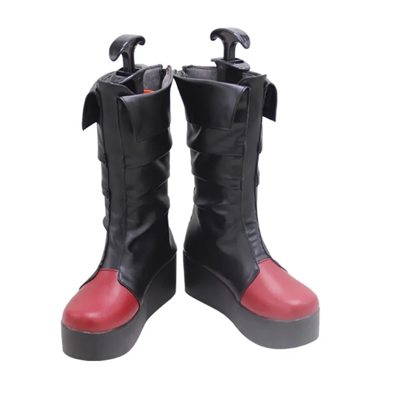 

Game Asagi Mutsuki Women Cosplay Shoes PU Boots for Halloween Carnival Party Christmas Customizable Costume Props