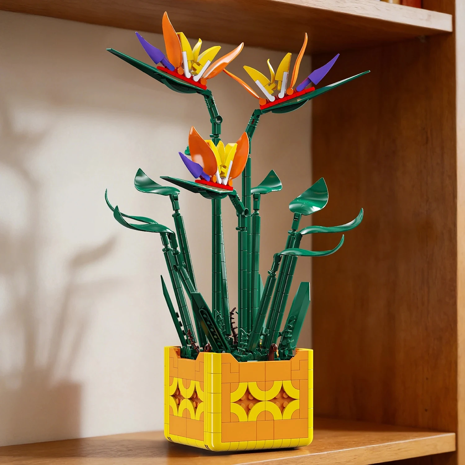 

Конструктор-букет из блоков Moc Paradise Bird: Декор для дома, игрушки DIY, подарок на день рождения для девочки