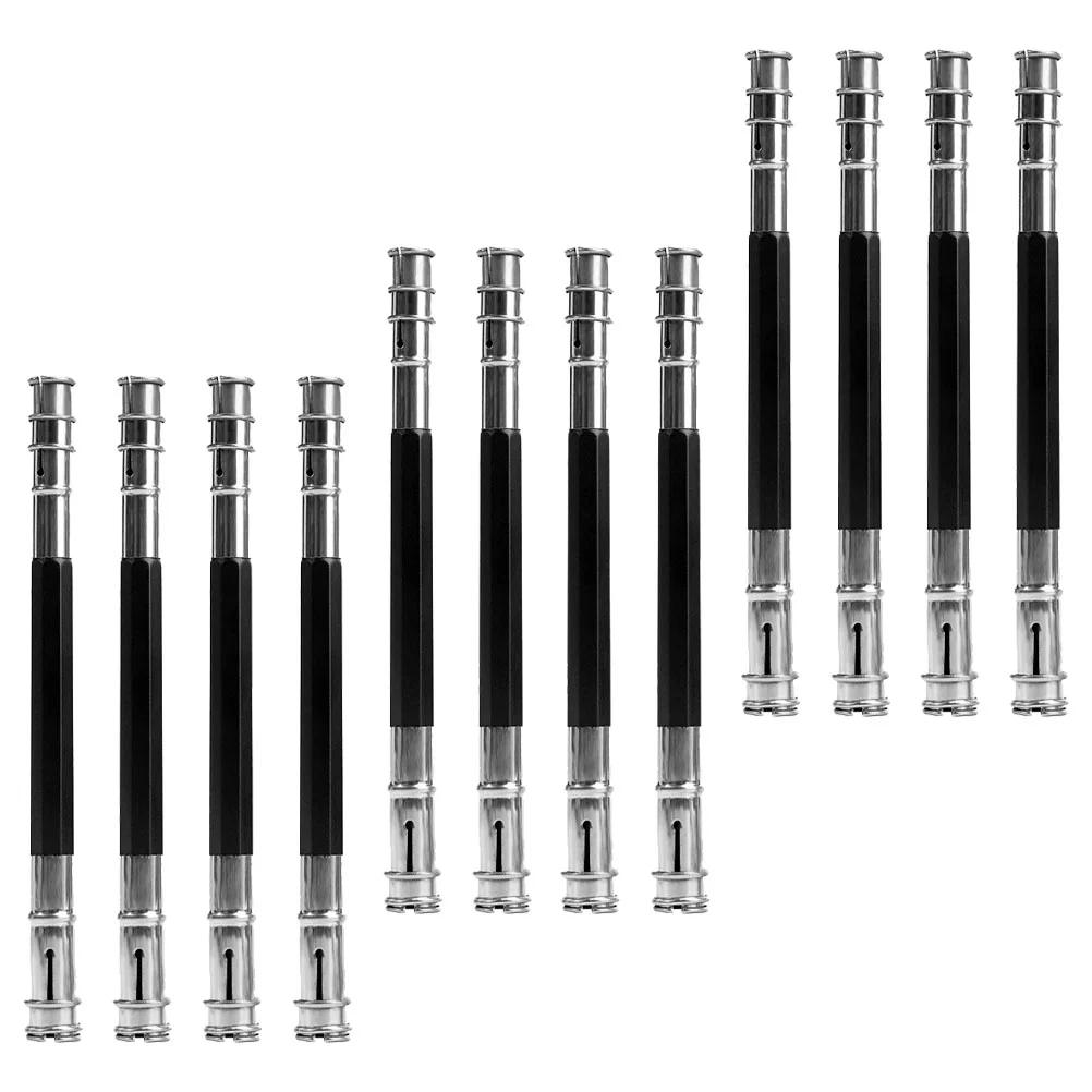 12 Pcs Lead Pencils Lengthener Drawing Extender Tool Extenders Office Double Ends Holder Sturdy