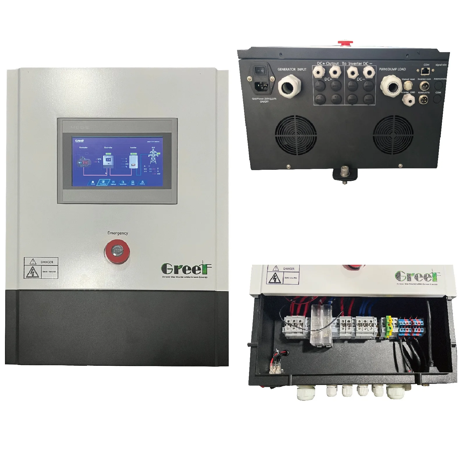 

5kW 10kW 20kW On-Grid Wind Turbine Controller MPPT Controller Dump Load Controller