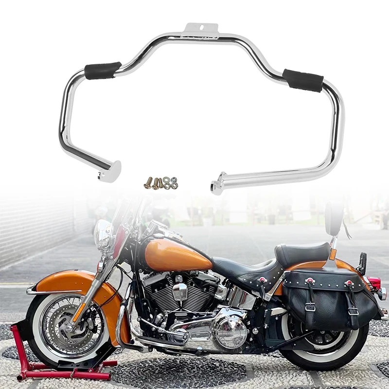 Motocyklowa osłona silnika do Harley Softail Slim S FLSS Heritage Softail Classic FLSTC Fat Boy S FLSTFBS Deluxe FLSTN — zdjęcie 7