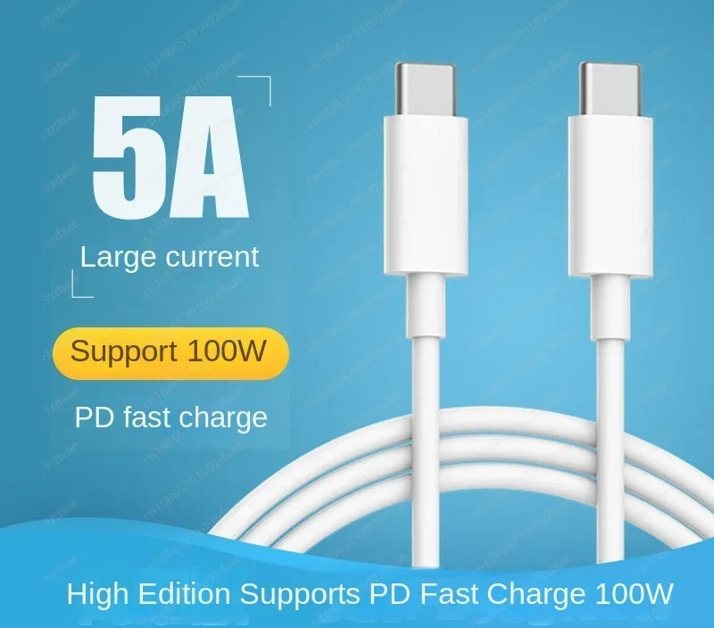 Double head Type-c charging cable PD fast charging 100W suitable for iPhone15Promax Macbook iPadPro Switch