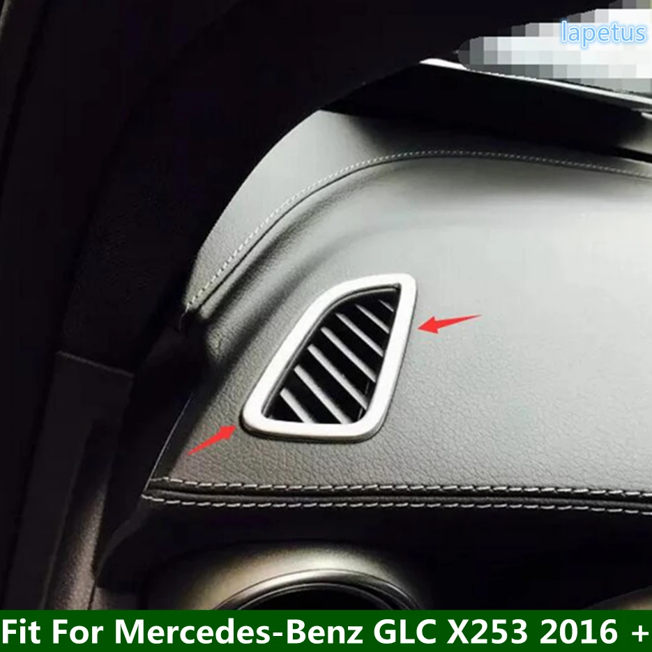 

Auto Front Dashboard Air Conditioner Vent AC Outlet Decoration Frame Cover Trim Fit For Mercedes-Benz GLC X253 2016 - 2021