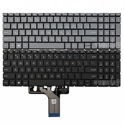 US/Russian Backlit Keyboard for HP 250 G10,255 G10 Notebook TPN-Q286 TPN-Q287 Gray