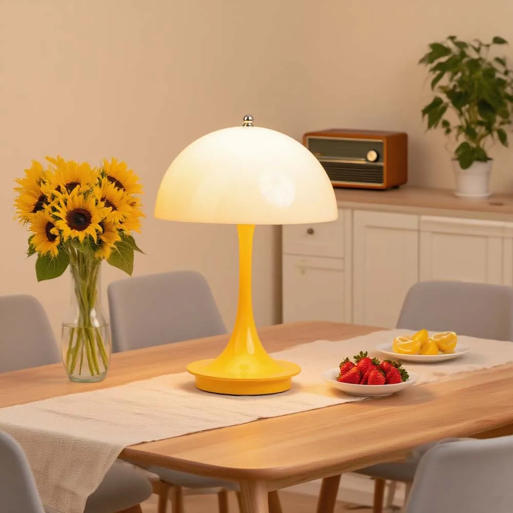 GGbingo champignon lampes de Table 3 couleurs gradation ABS Portable LED décoration pour veilleuse Simple moderne Rechargeable